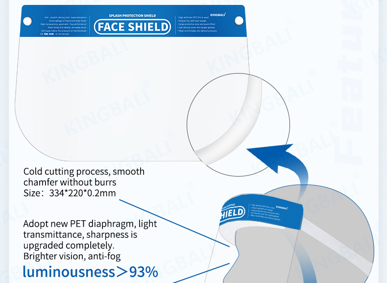 Face shield factory,plastic face shield,face shield medical